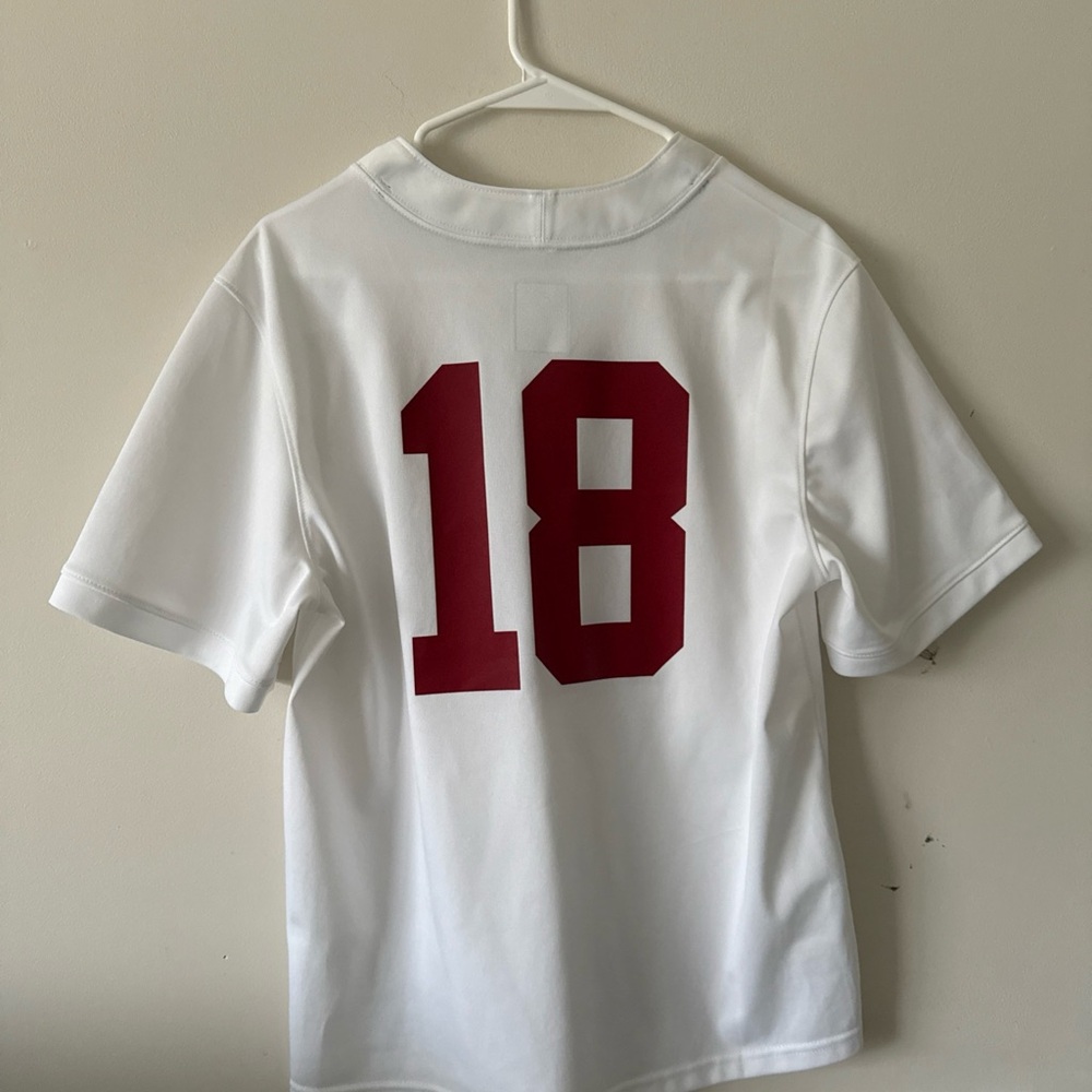 Nike Kids White and Red Jersey - Picture 6 of 6